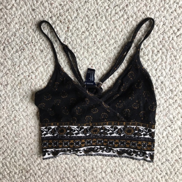 patterned wrap tank top - Picture 4 of 5